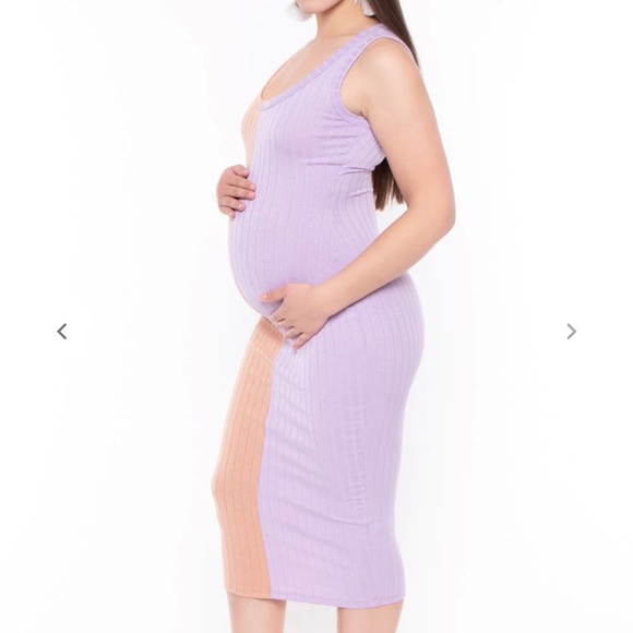 NWT Maternity Color Block Dress - Picture 4 of 5
